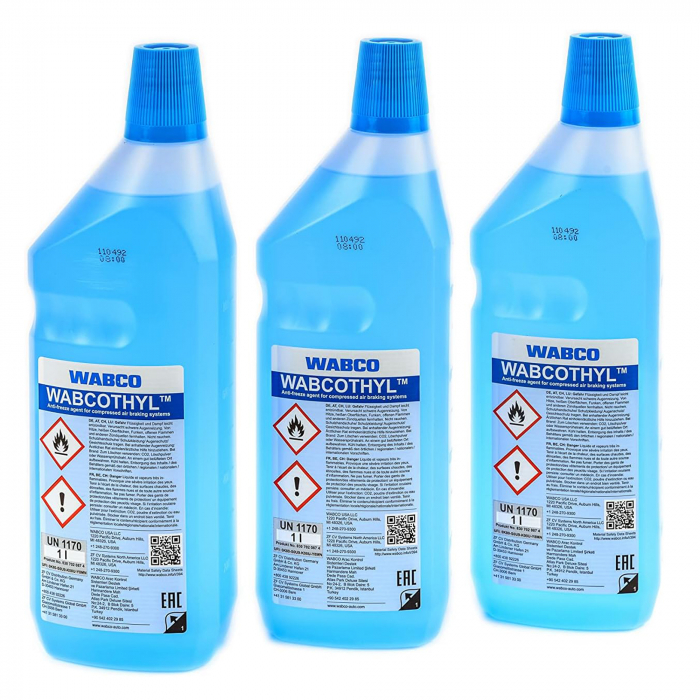 Pachet 3 litri antigel Wabco pentru sistem cu aer comprimat