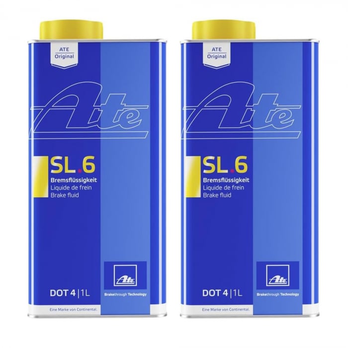 Pachet 2 litri Lichid de frana ATE DOT4 SL6