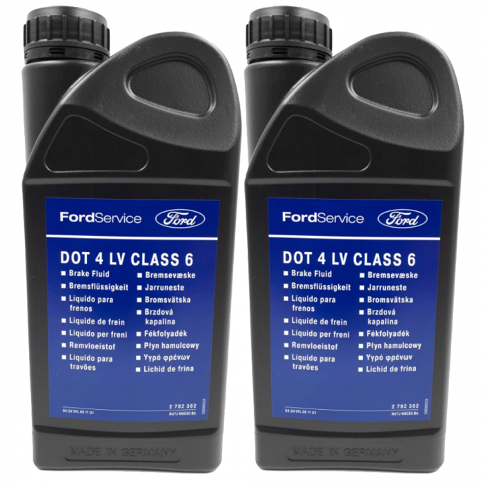 Pachet 2 litri Lichid de frana Ford DOT 4 LV Class 6