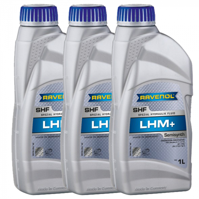 Pachet 3 litri ulei hidraulic Ravenol LHM+