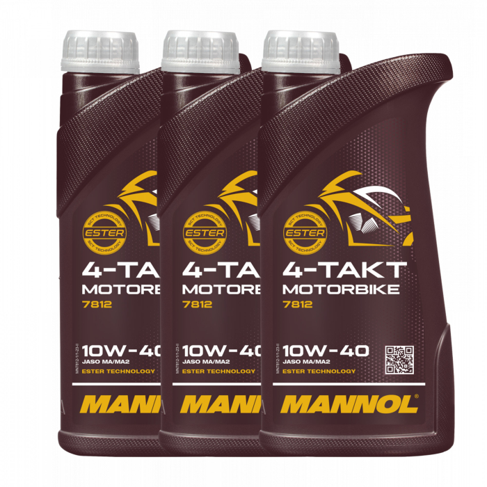 Pachet 3 litri Ulei MANNOL 4-Takt Motorbike 10W40 Sintetic cu Ester (Moto Sport & Off-Road) [1]