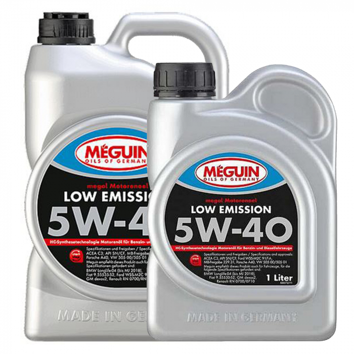 Pachet 6 litri Ulei Meguin Low Emission 5W40