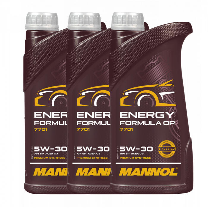 Pachet 3 litri Ulei Motor MANNOL Energy Formula OP 5W-30 Sintetic cu Ester (GM dexos2, Low SAPS) [1]