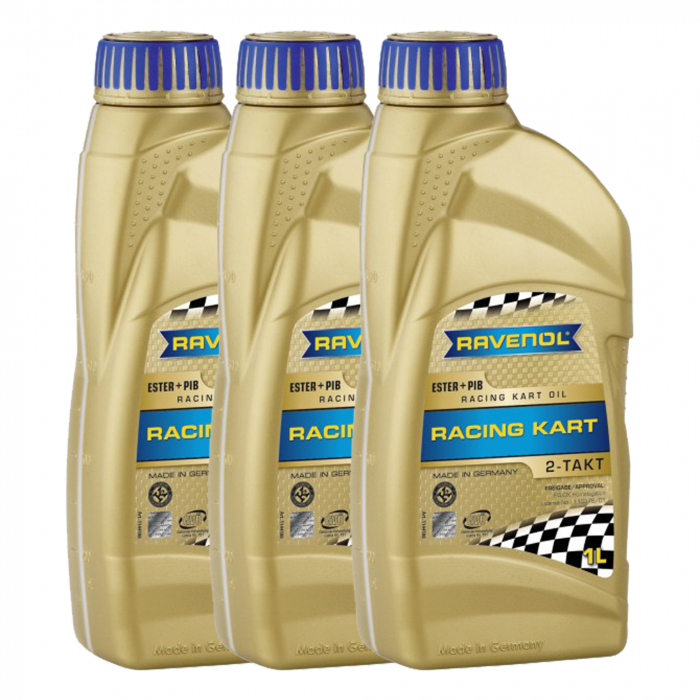 Pachet 3 litri ulei Ravenol 2T Racing Kart