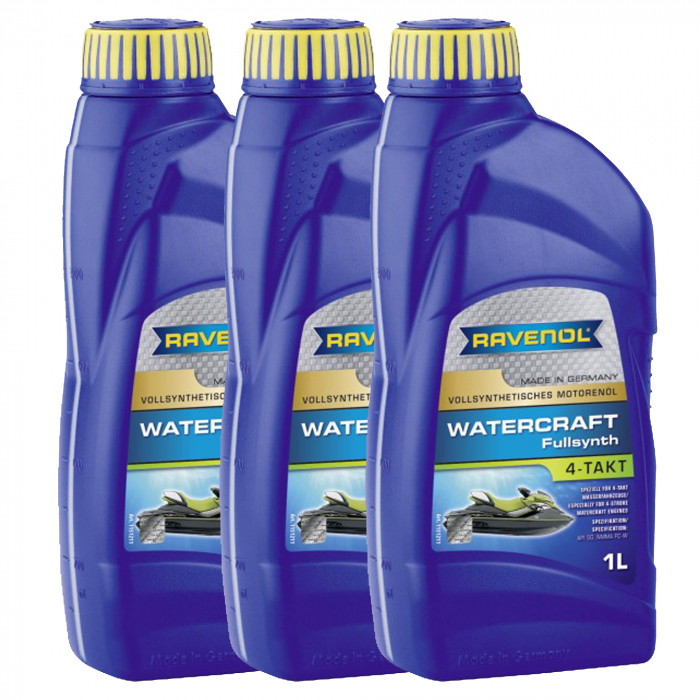 Pachet 3 litri ulei Ravenol 4T Watercraft
