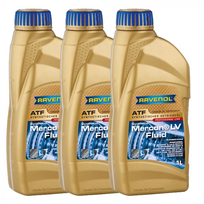 Pachet 3 litri ulei Ravenol ATF Mercon LV Fluid pentru transmisie automata