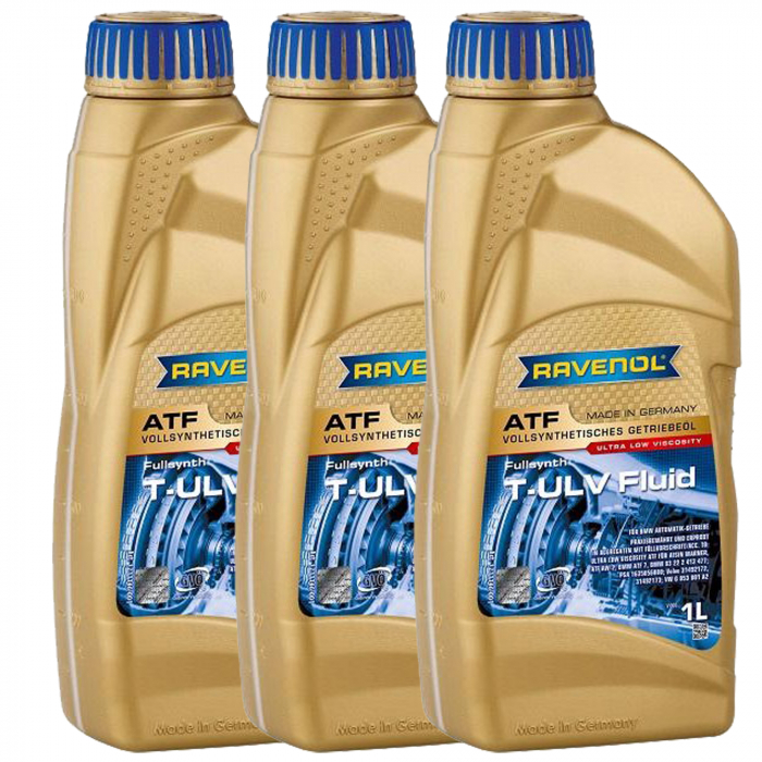 Pachet 3 litri ulei Ravenol ATF T-UVL Fluid pentru transmisie automata