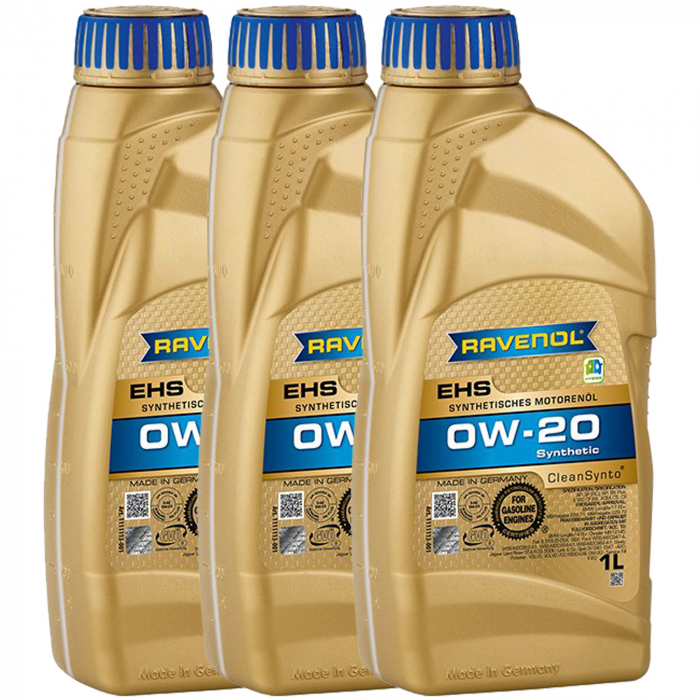 Pachet 3 litri ulei Ravenol EHS 0W20