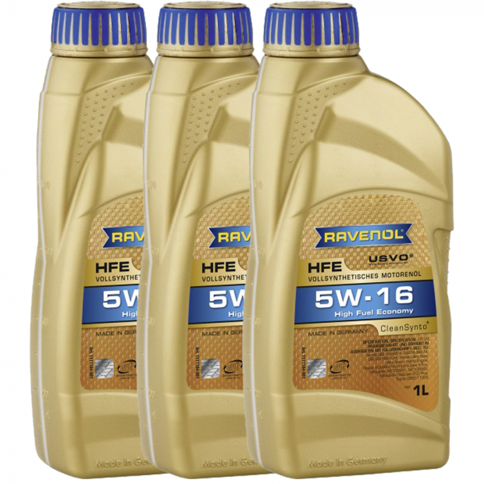 Pachet 3 litri ulei Ravenol HFE USVO 5W16