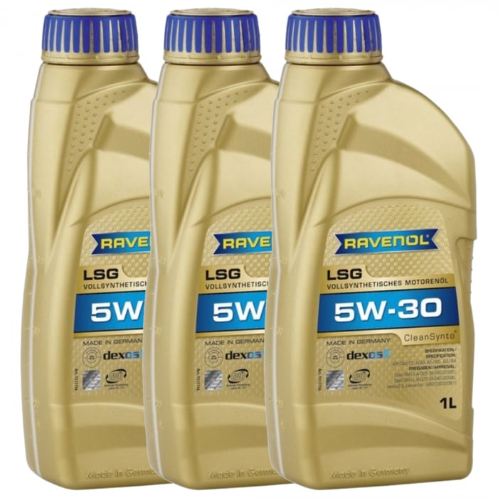 Pachet 3 litri ulei Ravenol Longlife LSG 5W30