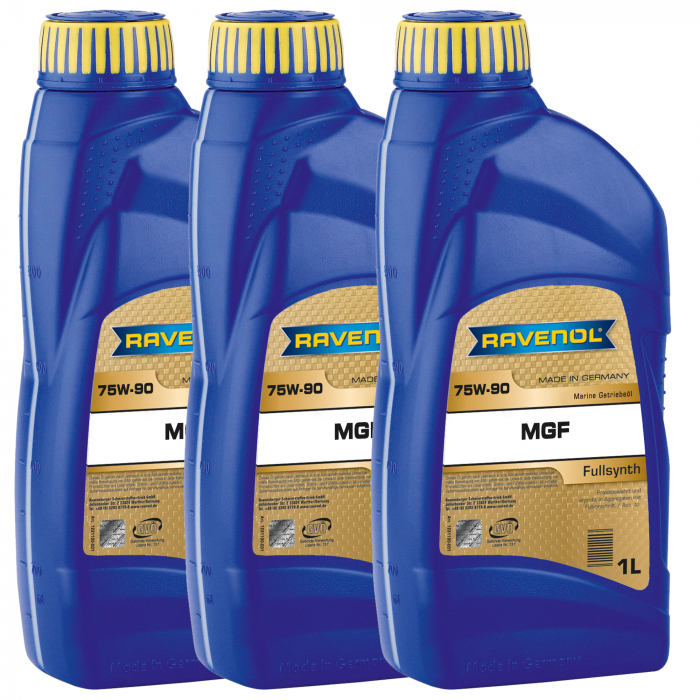 Pachet 3 litri ulei Ravenol Marine Gear Fullsynth MGF 75W90