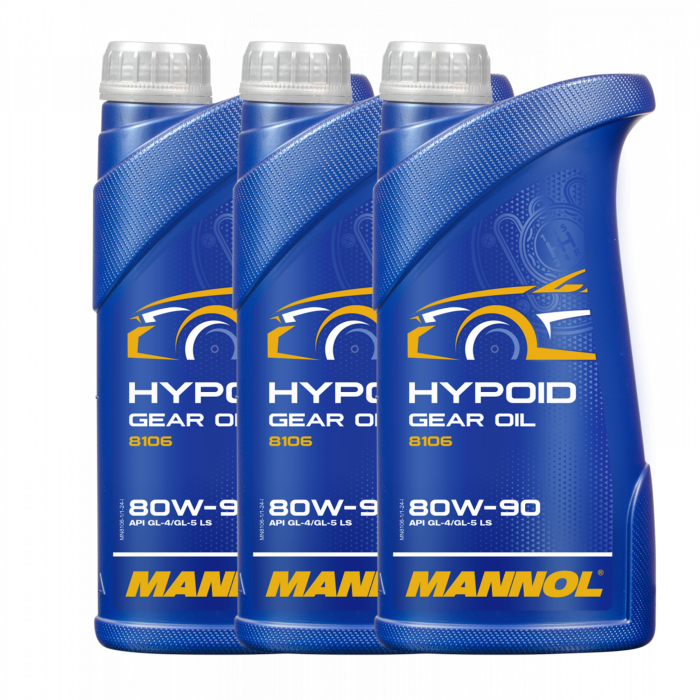 Pachet 3 litri Ulei Transmisie MANNOL Hypoid 80W90 GL-4/GL-5 LS Diferențiale Sarcini Extreme [1]