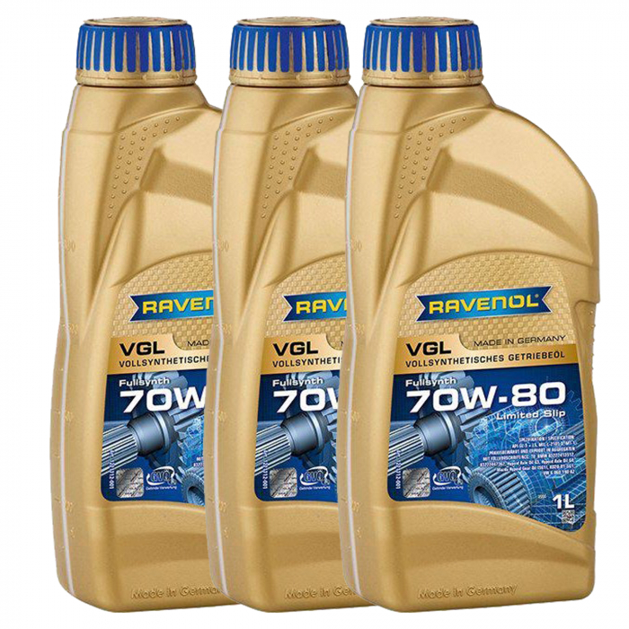 Pachet 3 litri ulei transmisie Ravenol VGL 70W80