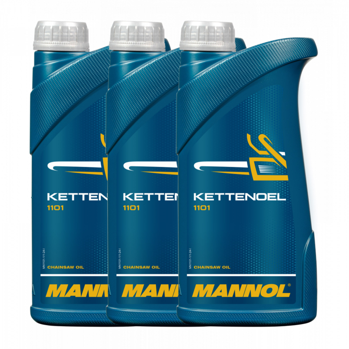 Pachet 3 litri Ulei ungere lanț drujbă Mannol Kettenoel (Aderență superioară, Anti-uzură) [1]