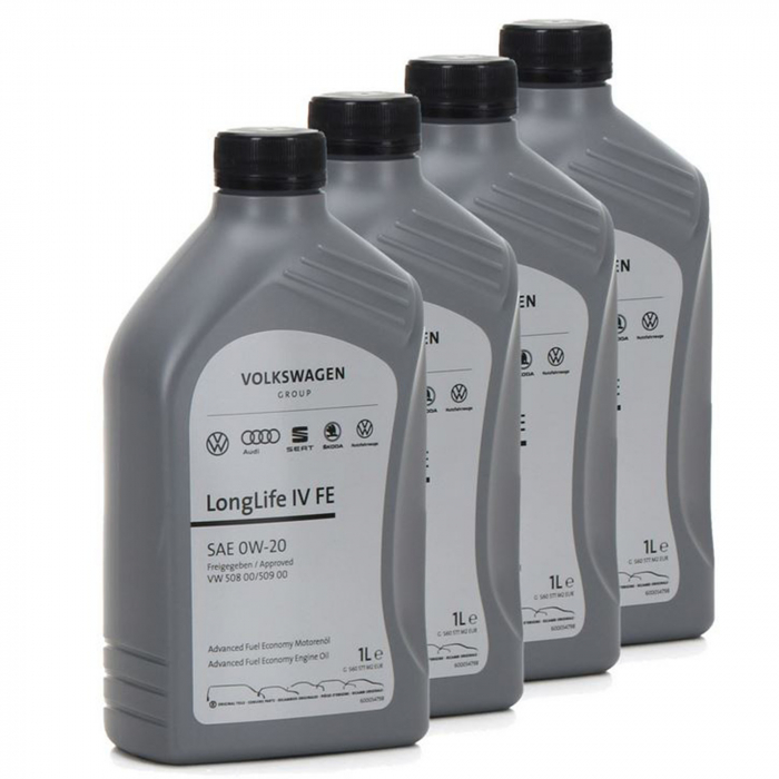 Pachet 4 litri Ulei Volkswagen LongLife IV FE VW 508 509 0W20