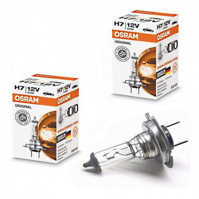 Pachet 2 becuri H7 55 W Osram Original [2]