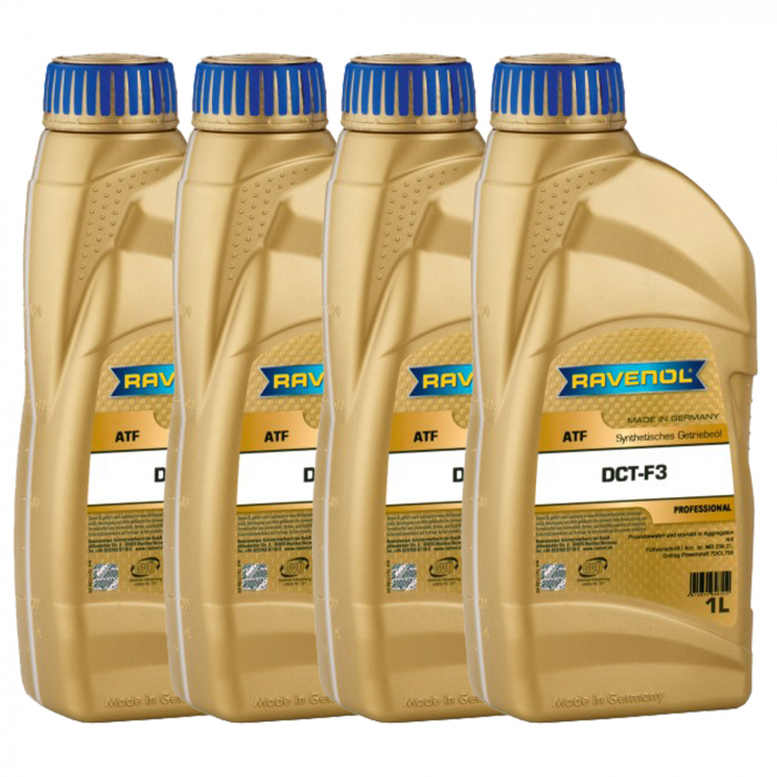 Pachet 4 litri ulei Ravenol ATF DCT-F3 pentru transmisie automata