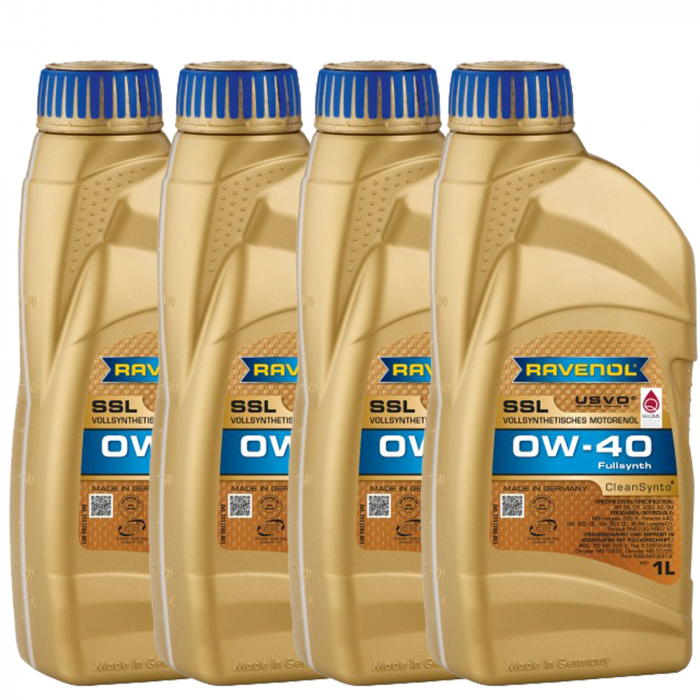 Pachet 4 litri ulei Ravenol SSL USVO 0W40