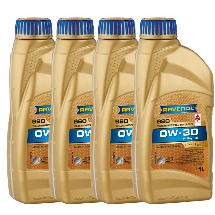 Pachet 4 litri ulei Ravenol SSO USVO 0W30