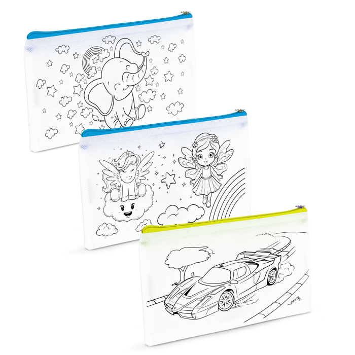 Pachet 3 Penare Colorabile - Creative, cu Markere Incluse (21 x 12 cm) [1]