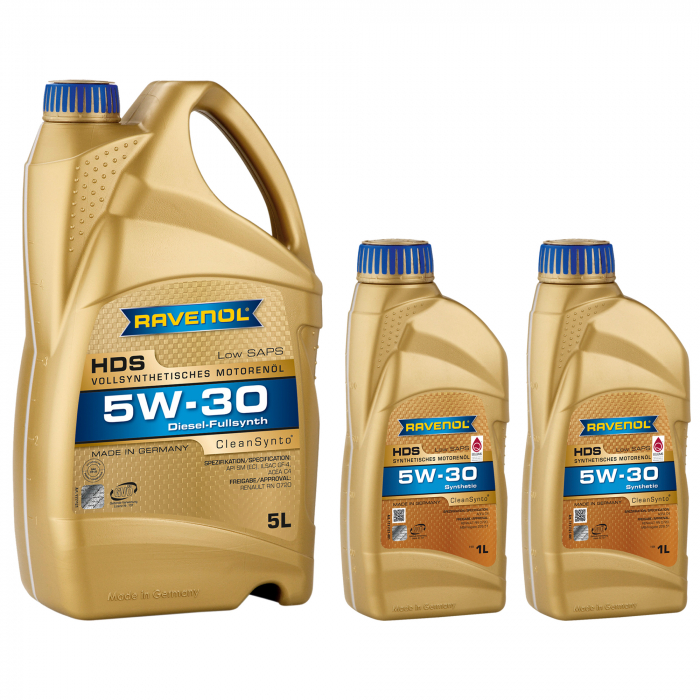 Pachet 7 Litri ulei Ravenol HDS 5W30