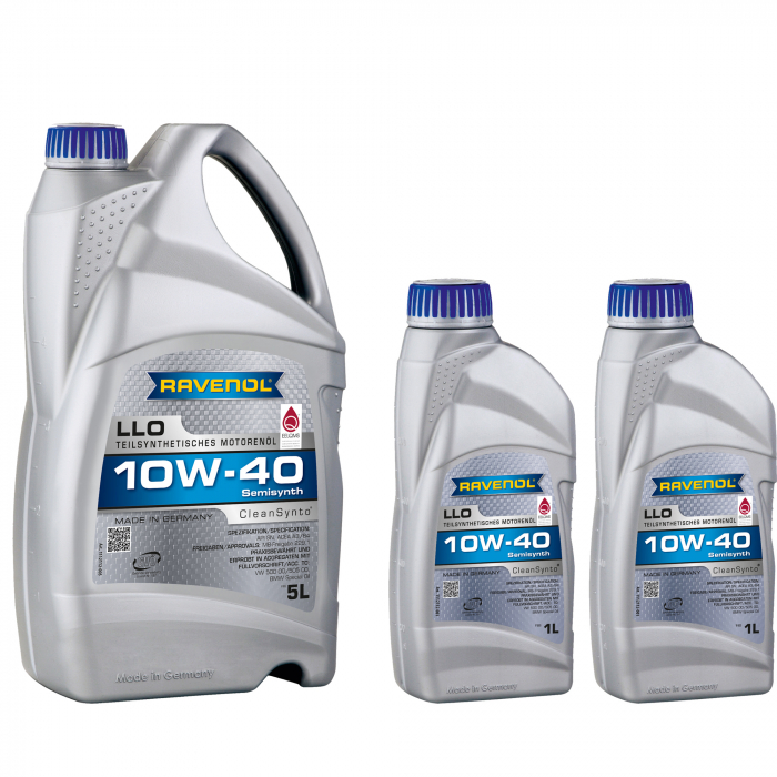 Pachet 7 Litri ulei Ravenol LLO 10W40