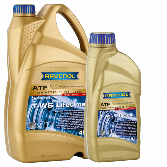 Pachet 5 litri ulei Ravenol ATF T-WS Lifetime pentru transmisie automata