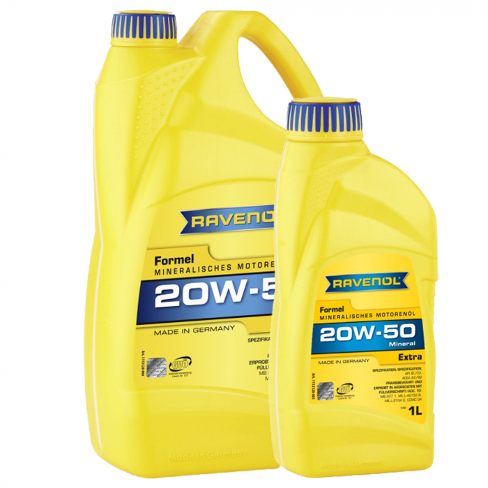 Pachet 5 litri ulei Ravenol Formel Extra 20W50