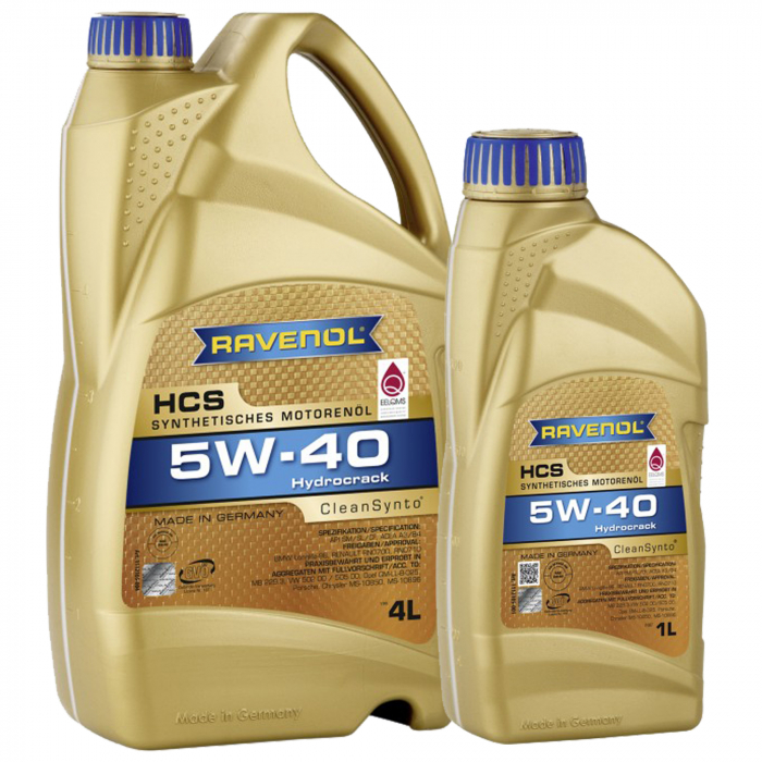 Pachet 5 litri ulei Ravenol HCS 5W40