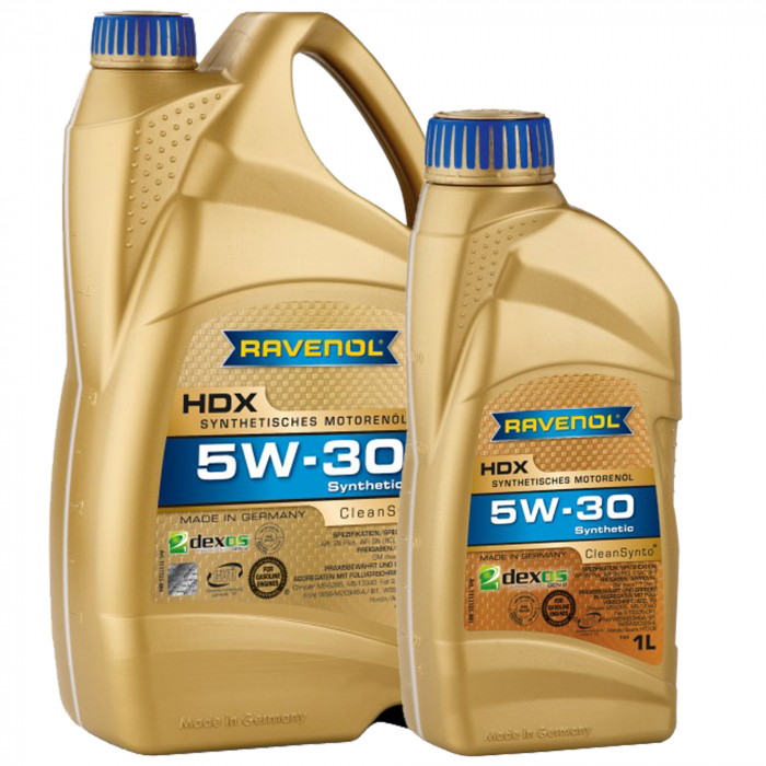 Pachet 5 litri ulei Ravenol HDX 5W30
