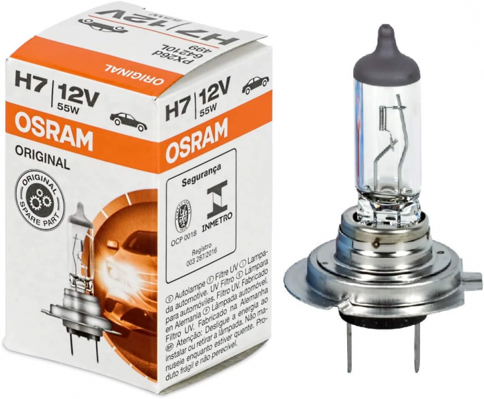 Set 10 Bucăți Becuri Halogen H7 12V Osram Original [3]