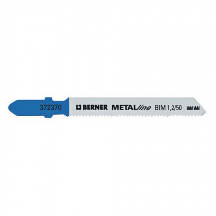 Set 5 buc Panza Berner MetalLine ferastrau pendular pentru metal 50 mm