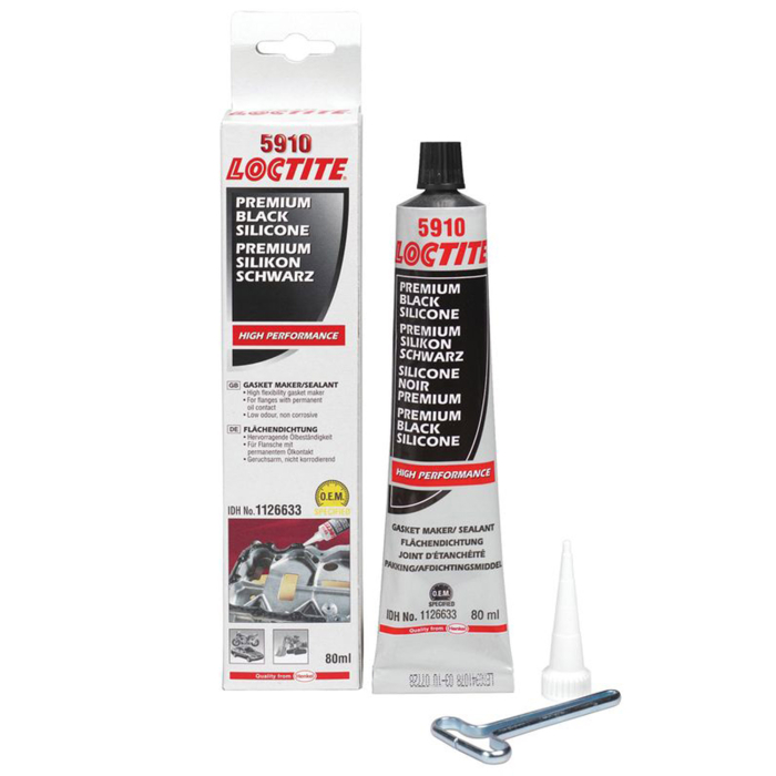 Pasta siliconica etansare Loctite SI5910 80ml ,   Etansant rezistent pentru metal, plastic si ceramica