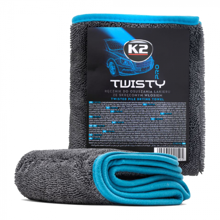 Prosop microfibra K2 Twisty Pro 600GSM 40X60 cm