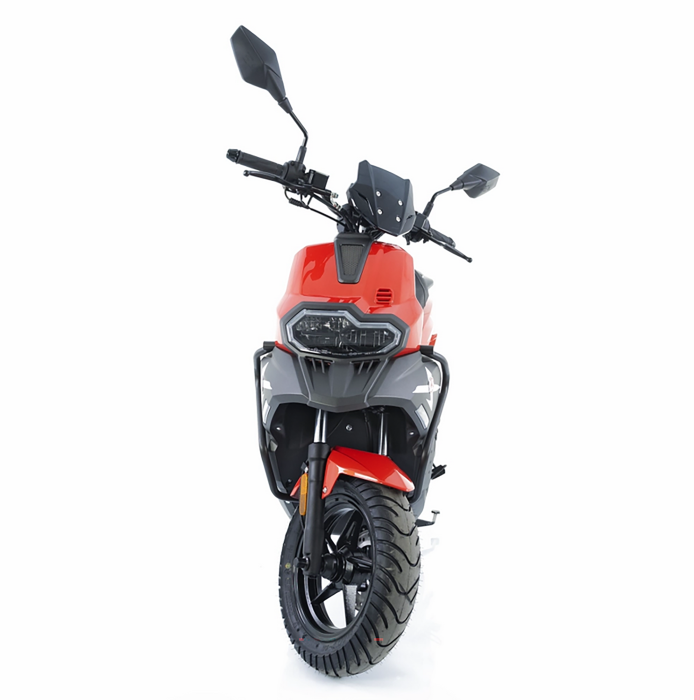 Scuter Rotakt Adventure Rosu-Gri 49 cmc, 2.2kW, Euro 5, Benzina, Viteza Maxima 45km h