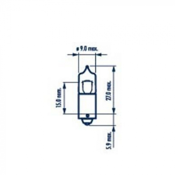 Set 10 Becuri 12V H10W Narva [3]
