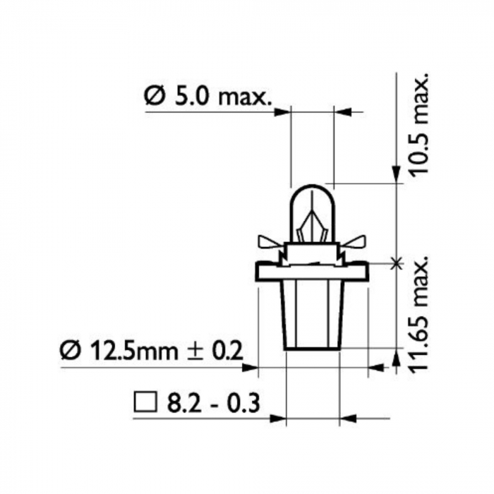 Set 10 Becuri Bax 8.5D/2 Grey Philips [3]