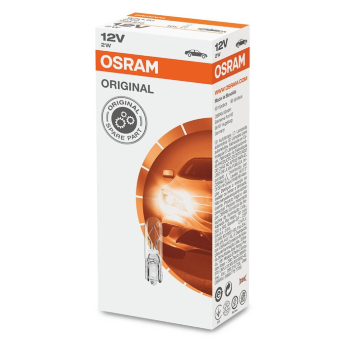 Set 10 buc W2W 12V Osram Original pentru iluminare bord