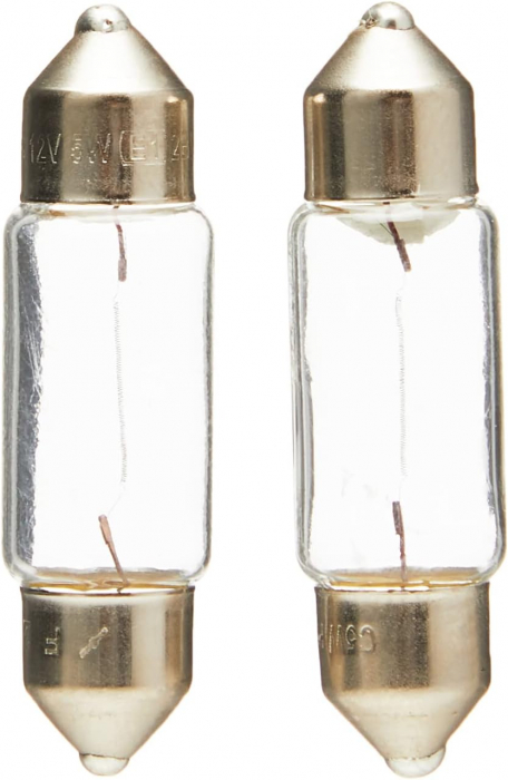 Set 2 bec C5W Philips 12V Festoon Vision blister [2]