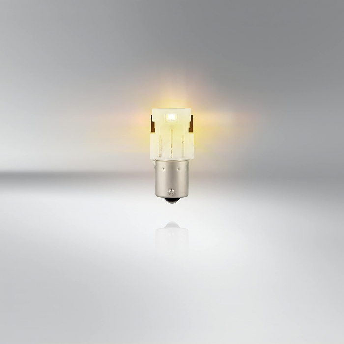 Set 2 Osram LED P21W 12V amber (portocaliu) blister [3]