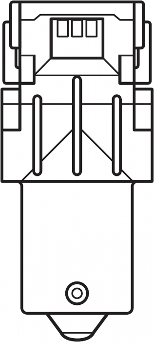 Set 2 Osram LED P21W 12V 6000K white (alb) blister [4]