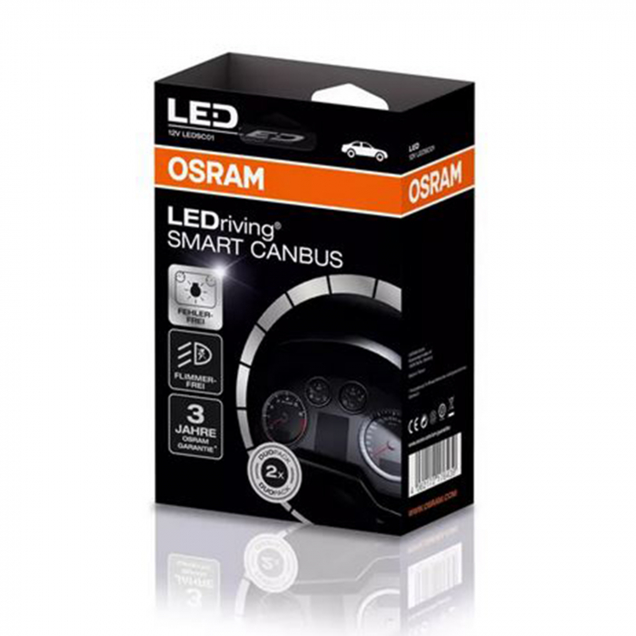 Set 2 buc anulatoare eroare LED H7  H18 Osram Smart Canbus 12V