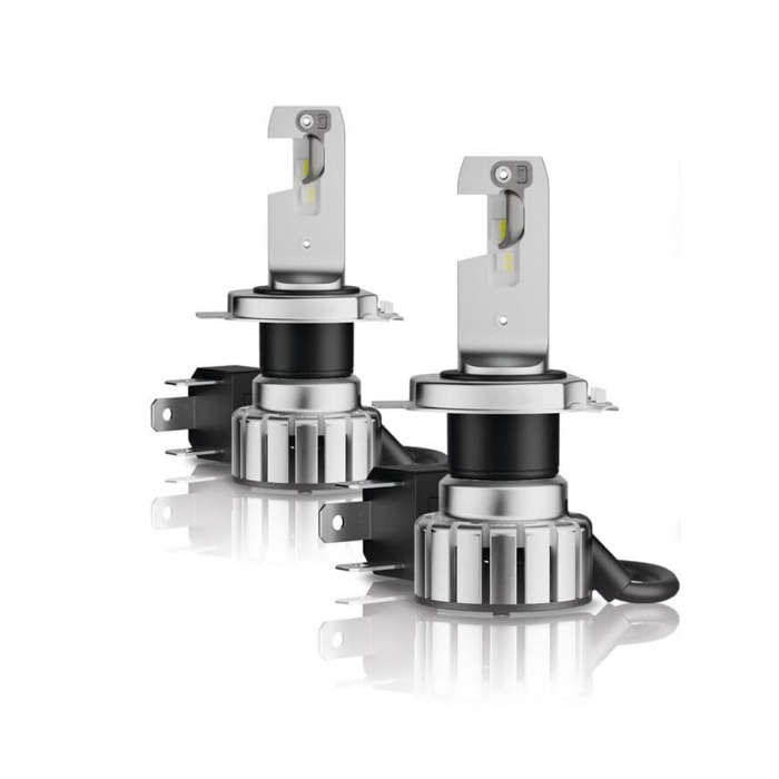 Set 2 H4 Osram Night Breaker Smart LED omologare RAR Street Legal +330% [2]