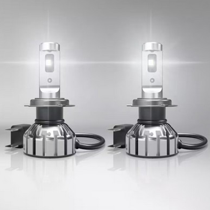 Set 2 Becuri LED H7 Osram Night Breaker SMART, Omologate RAR / Street Legal, +330% Lumina, 6000K Alb Rece, 12V, 16W, Design Compact - cutie service [4]