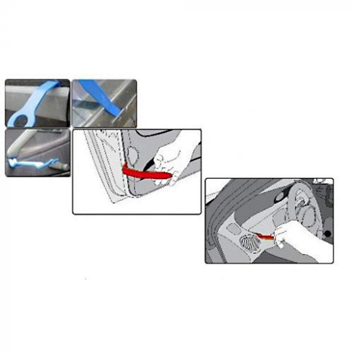 Set 5 extractoare Yato din plastic pentru panouri auto [3]