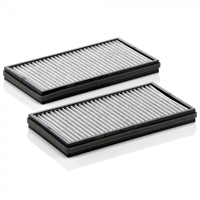 Set filtre habitaclu Mann Carbon Activ pentru BMW Seria 7, Alpina B7, Rolls Royce Phantom VII