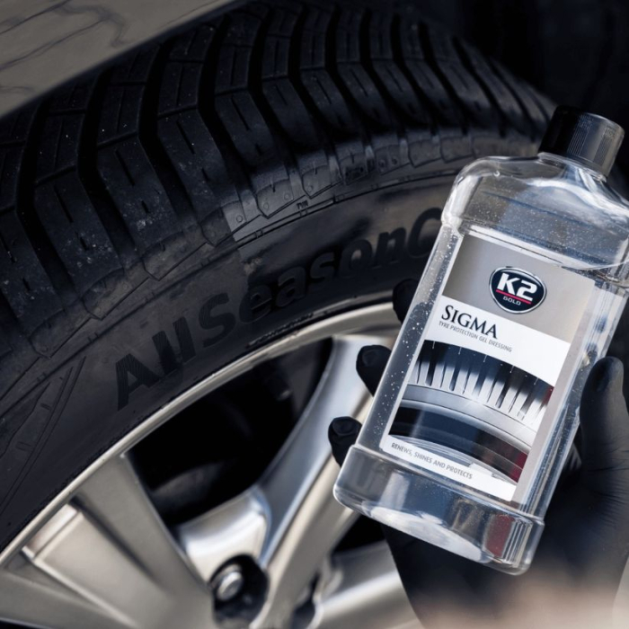 Dressing Anvelope K2 Sigma (Efect Cauciuc Umed), Gel Protecție, 500 ml [5]