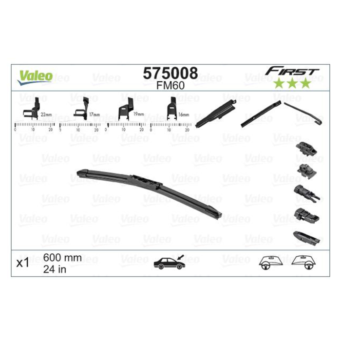 Stergator Valeo FM60 Multiconnection FB 600 mm [2]