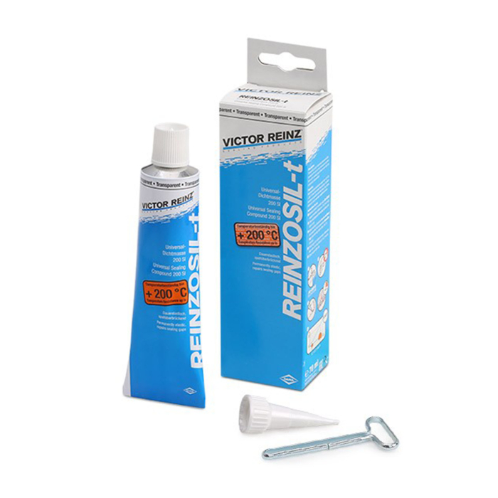 Pasta siliconica etansare Victor Reinz transparenta ,   70ml, rezistenta la temperaturi inalte