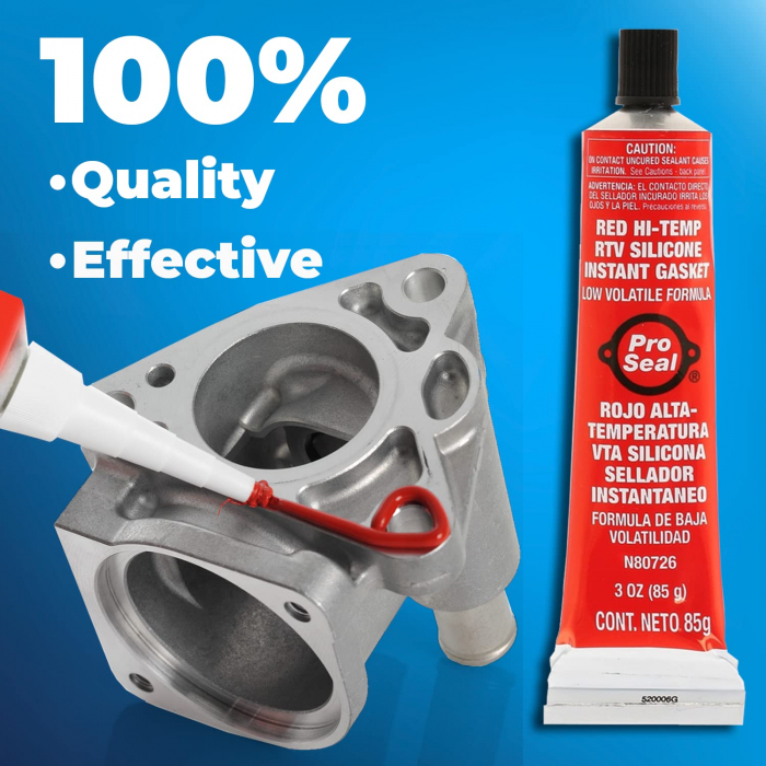 Silicon instant pentru etansare temperaturi inalte RTV Pro Seal rosu 85 gr [3]